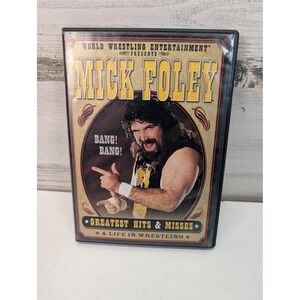Mick Foley DVD WWE Wrestling Greatest Hits & Misses 2 Disc Set Region 1